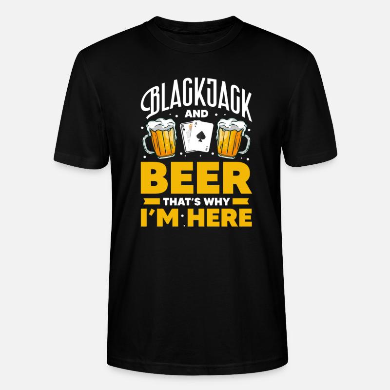 Black Jack - Stanley/Stella Unisex Bio-T-Shirt CRAFTER - Schwarz