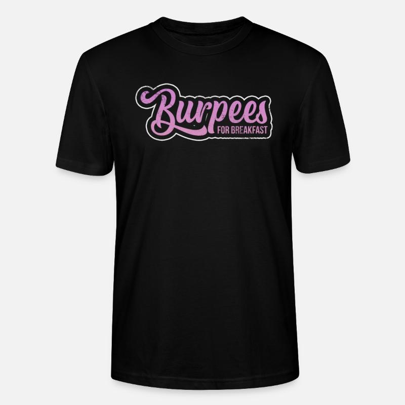 Burpees - Stanley/Stella Unisex Bio-T-Shirt CRAFTER - Schwarz