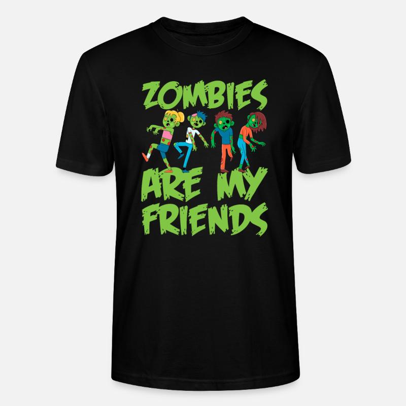 Zombie Zombie-Jäger Zombieapokalypse Geschenk - Stanley/Stella Unisex Bio-T-Shirt CRAFTER - Schwarz