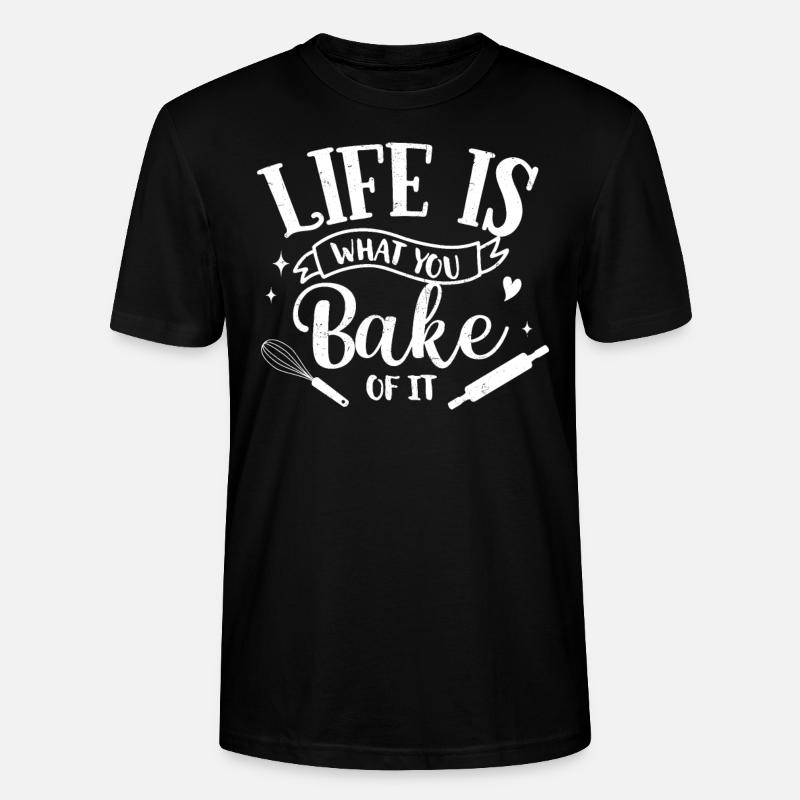 Bäcker - Stanley/Stella Unisex Bio-T-Shirt CRAFTER - Schwarz
