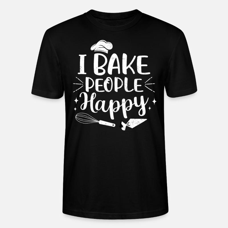 Bäcker - Stanley/Stella Unisex Bio-T-Shirt CRAFTER - Schwarz