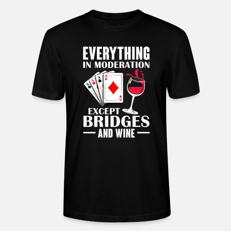 Bridge - Stanley/Stella Unisex Bio-T-Shirt CRAFTER - Schwarz