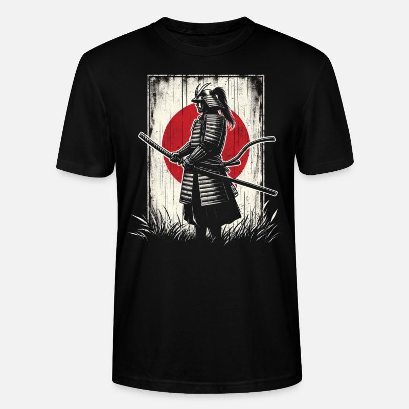 Samurai - Stanley/Stella Unisex Bio-T-Shirt CRAFTER - Schwarz