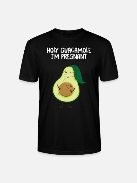 Avocado Guacamole Vegan Gift - Stanley/Stella CRAFTER Unisex Organic T-Shirt - black