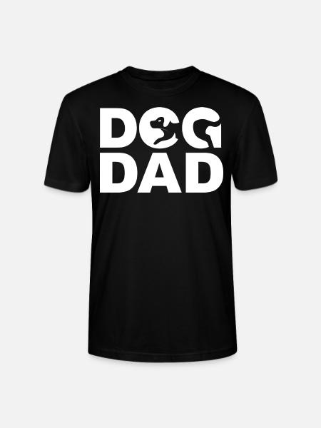 Dogdad - Hundefar - Stanley Stella CRAFTER unisex økologisk-T-shirt - sort