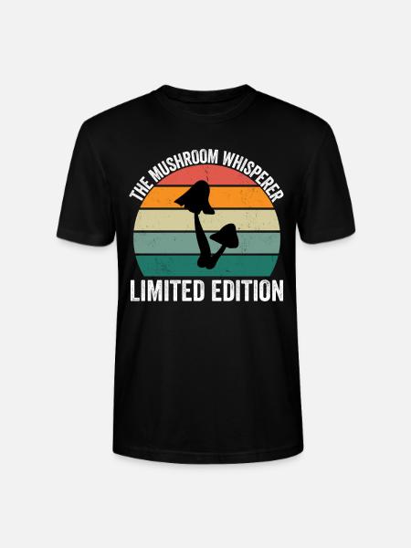 The Mushroom Whisperer - Stanley/Stella CRAFTER Unisex Organic T-Shirt - black