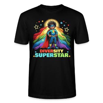 AuDHD Autismus ADHS Autistisches Spektrum Neurodiversität - Stanley/Stella Unisex Bio-T-Shirt CRAFTER - Schwarz - Vorne - Alina (178cm) & Michal (187cm)