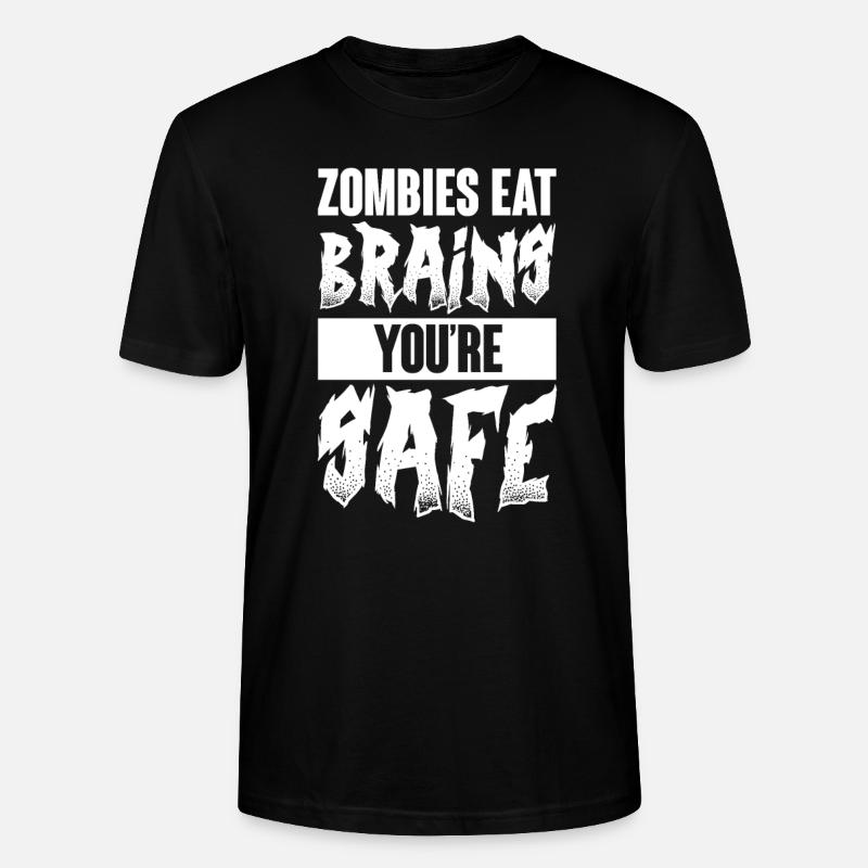 Zombie Zombie-Jäger Zombieapokalypse Geschenk - Stanley/Stella Unisex Bio-T-Shirt CRAFTER - Schwarz