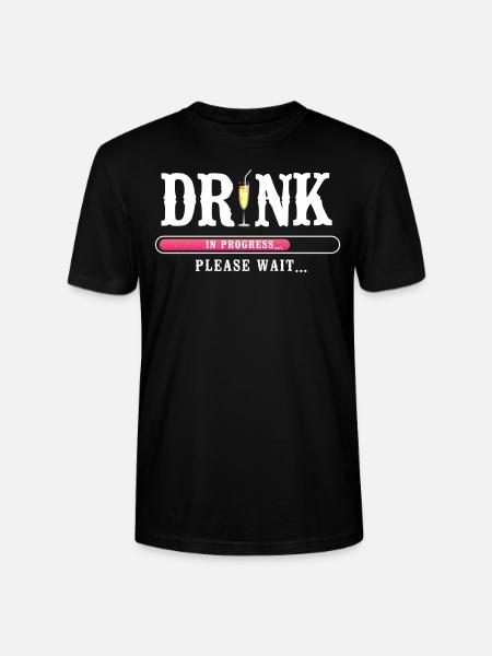 Bartender Mixologist Drink In - Stanley/Stella CRAFTER Unisex Organic T-Shirt - black