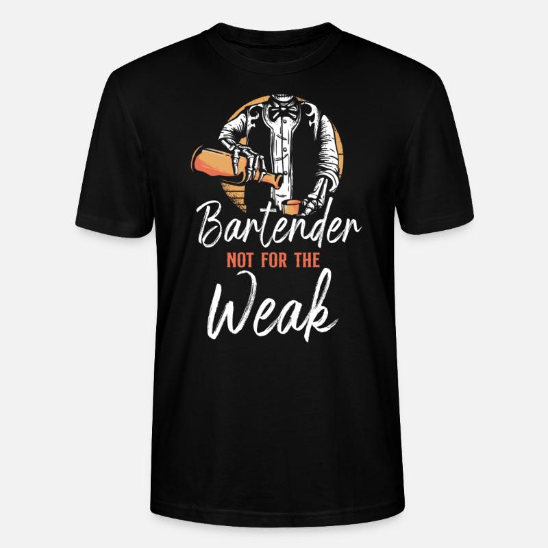 Bartender Mixologist Bartender Not - Stanley/Stella Unisex Bio-T-Shirt CRAFTER - Schwarz