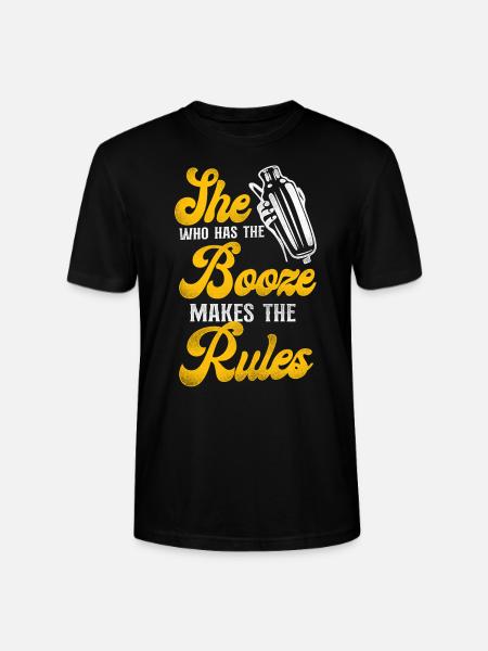 Bartender Mixologist She Who Has - Stanley/Stella Unisex Bio-T-Shirt CRAFTER - Schwarz