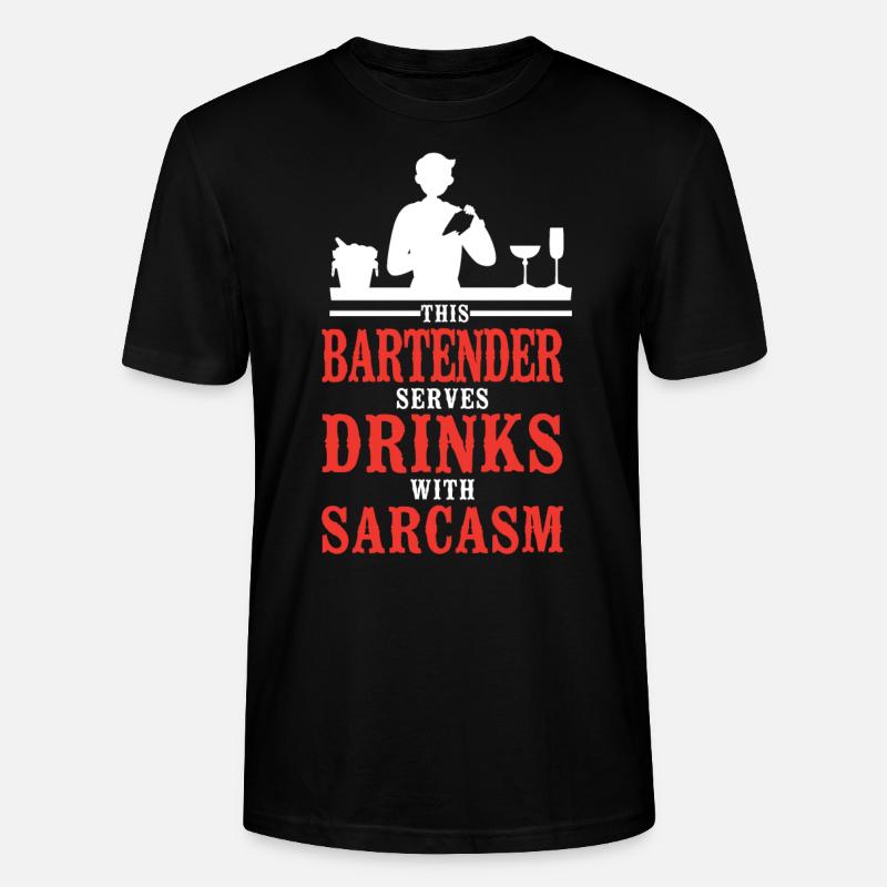 Bartender Mixologist This - Stanley/Stella Unisex Bio-T-Shirt CRAFTER - Schwarz