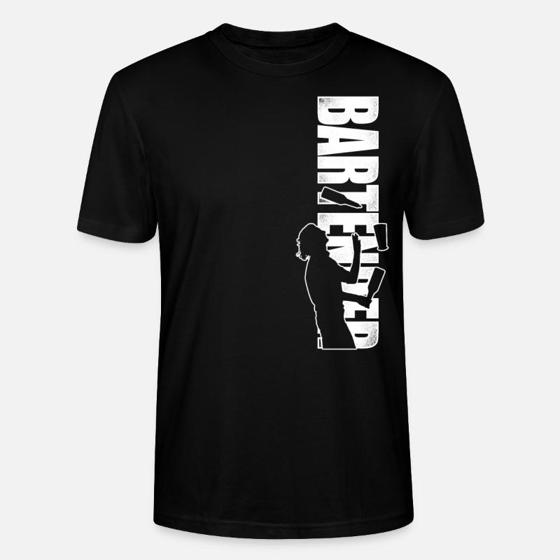 Bartender Mixologist Bartender - Stanley/Stella CRAFTER Unisex Organic T-Shirt - black
