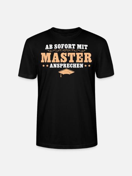 Mit Master ansprechen Bestandene Masterprüfung - Stanley/Stella Unisex Bio-T-Shirt CRAFTER - Schwarz