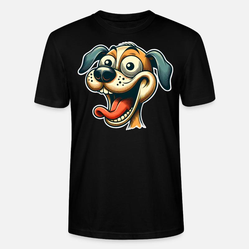 Hund - Stanley/Stella Unisex Bio-T-Shirt CRAFTER - Schwarz