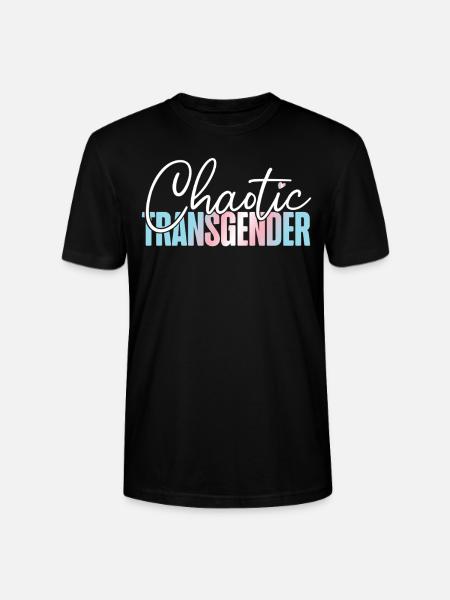 Transgender Trans LGBT Pride - Stanley/Stella CRAFTER Unisex Organic T-Shirt - black