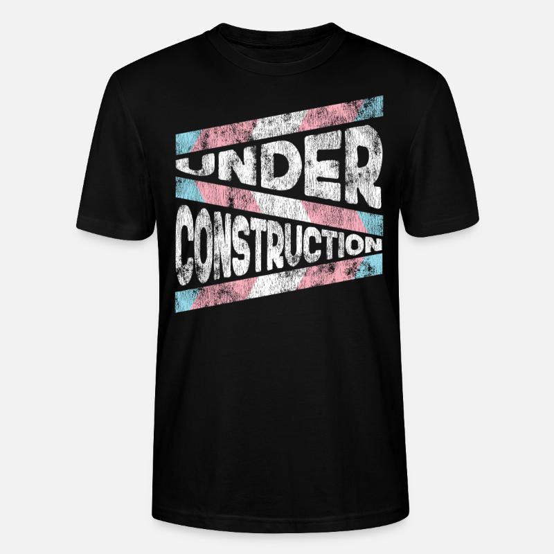 Transgender Trans LGBT Pride - Stanley/Stella Unisex Bio-T-Shirt CRAFTER - Schwarz