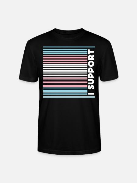 Transgender Trans LGBT Pride - Stanley/Stella Unisex Bio-T-Shirt CRAFTER - Schwarz