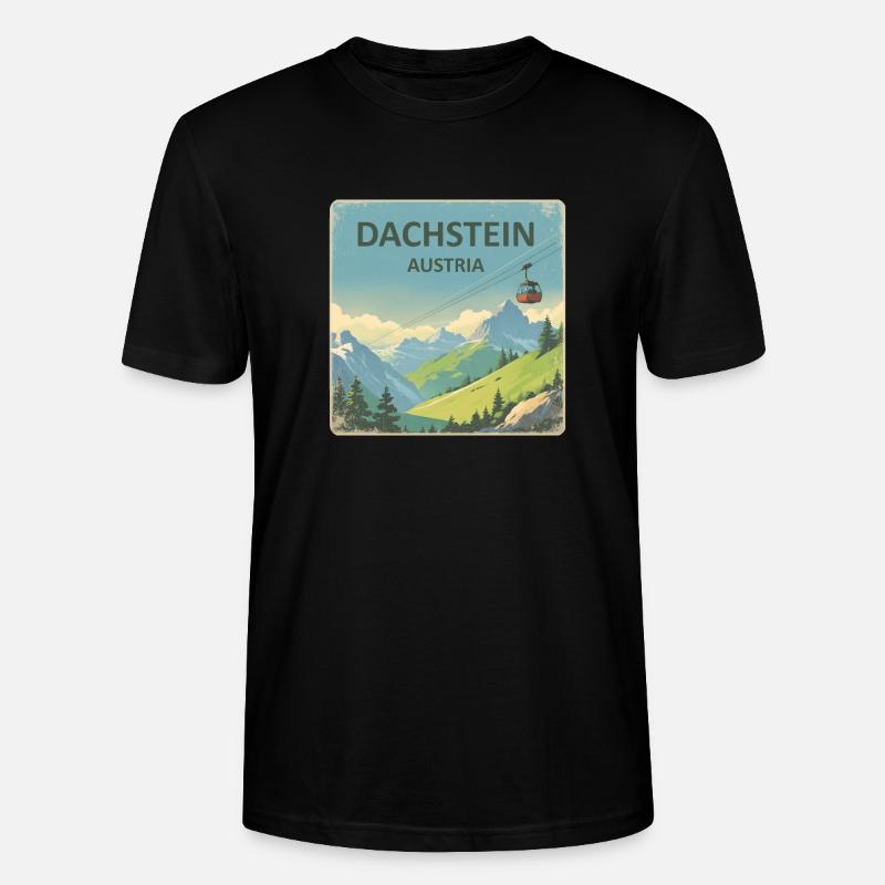 Dachstein - Stanley/Stella Unisex Bio-T-Shirt CRAFTER - Schwarz