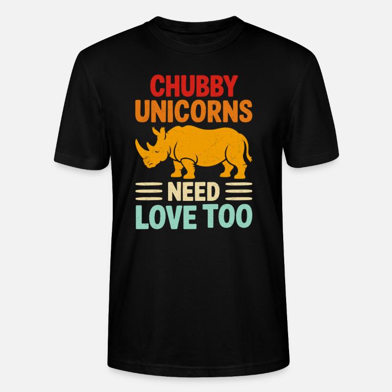 Nashorn - Stanley/Stella Unisex Bio-T-Shirt CRAFTER - Schwarz