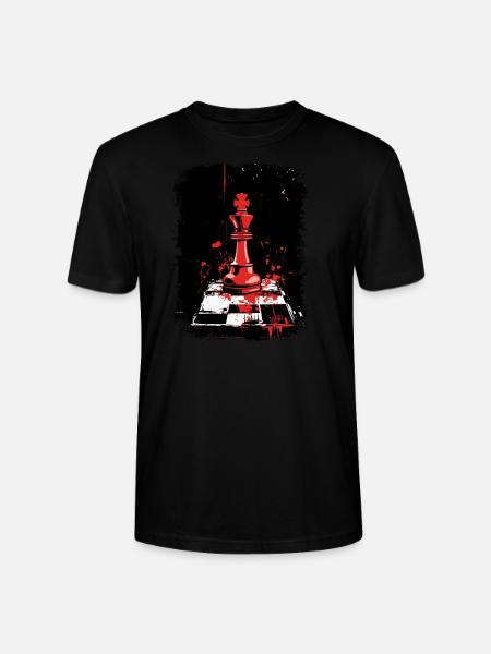 Chess piece king - Stanley/Stella CRAFTER Unisex Organic T-Shirt - black