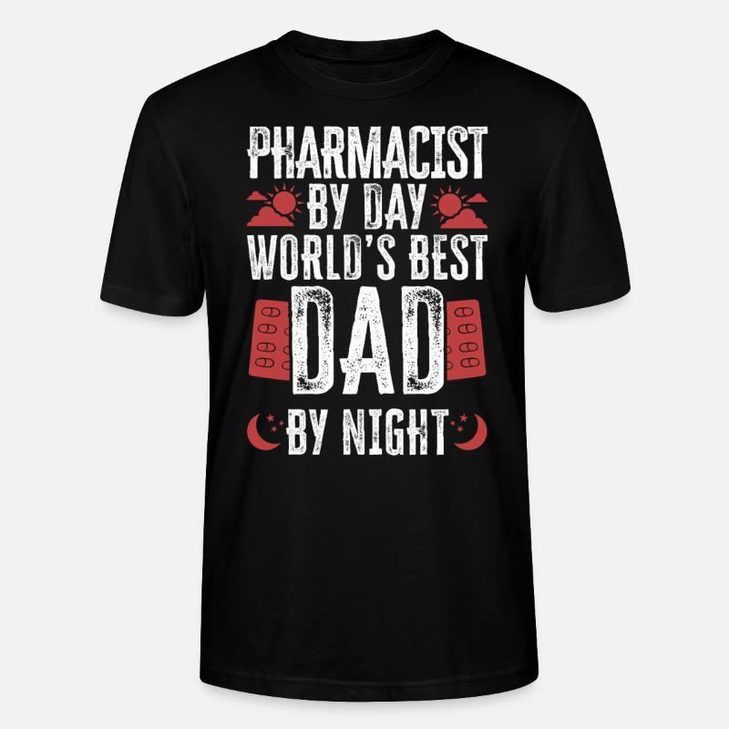 Pharmacy Tech Technician - Stanley/Stella Unisex Bio-T-Shirt CRAFTER - Schwarz