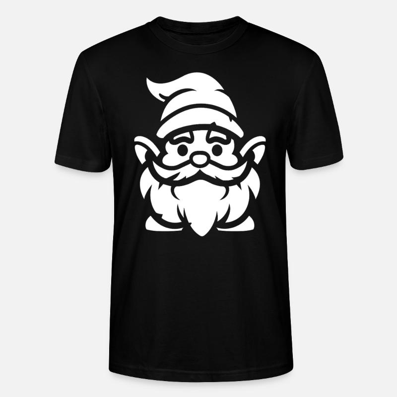 Zwerg - Stanley/Stella Unisex Bio-T-Shirt CRAFTER - Schwarz