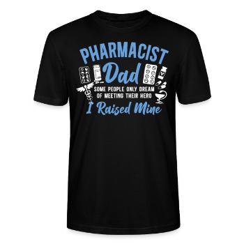 Pharmacy Tech Technician - Stanley/Stella CRAFTER Unisex Organic T-Shirt - black - Front - Alina (178cm) & Michal (187cm)