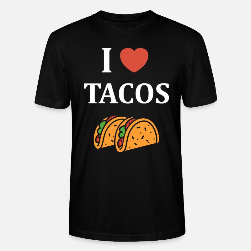 Tacos - Stanley/Stella Unisex Bio-T-Shirt CRAFTER - Schwarz
