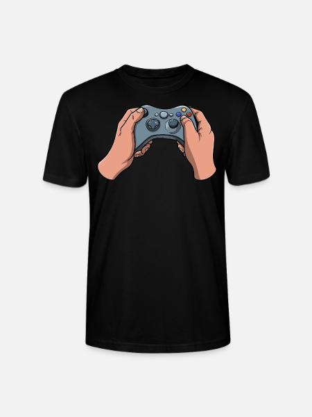 Gamer Controller - Stanley/Stella CRAFTER Unisex Organic T-Shirt - black