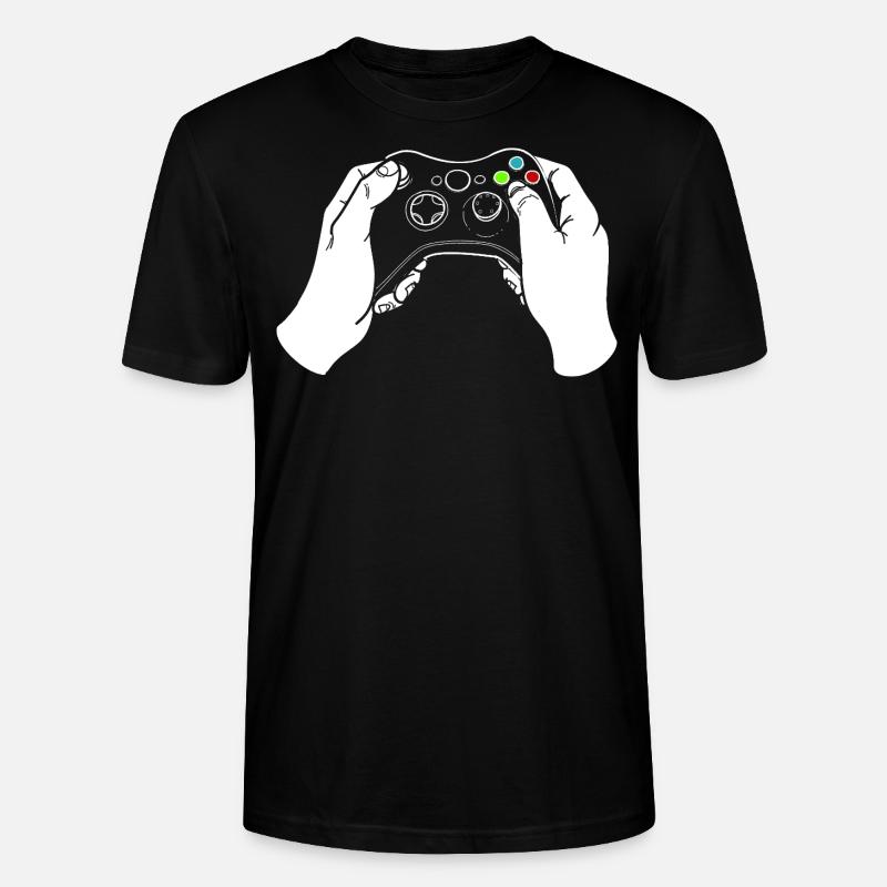 Gaming Controller - Stanley/Stella Unisex Bio-T-Shirt CRAFTER - Schwarz