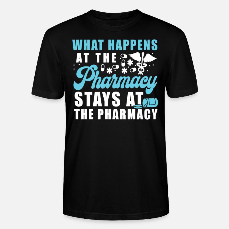 Pharmacy Tech Technician - Stanley/Stella Unisex Bio-T-Shirt CRAFTER - Schwarz
