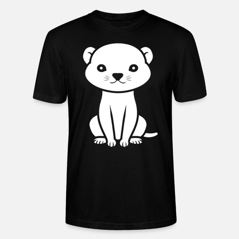 Wiesel - Stanley/Stella Unisex Bio-T-Shirt CRAFTER - Schwarz