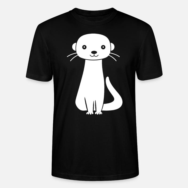 Wiesel - Stanley/Stella Unisex Bio-T-Shirt CRAFTER - Schwarz