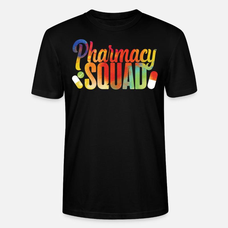 Pharmacy Tech Technician - Stanley/Stella Unisex Bio-T-Shirt CRAFTER - Schwarz