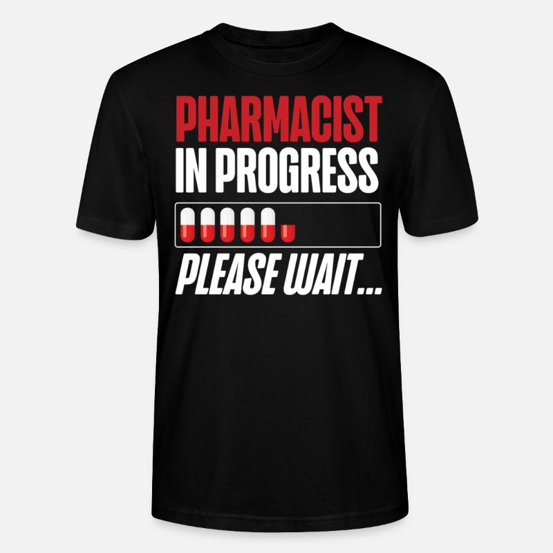 Pharmacy Tech Technician - Stanley/Stella Unisex Bio-T-Shirt CRAFTER - Schwarz