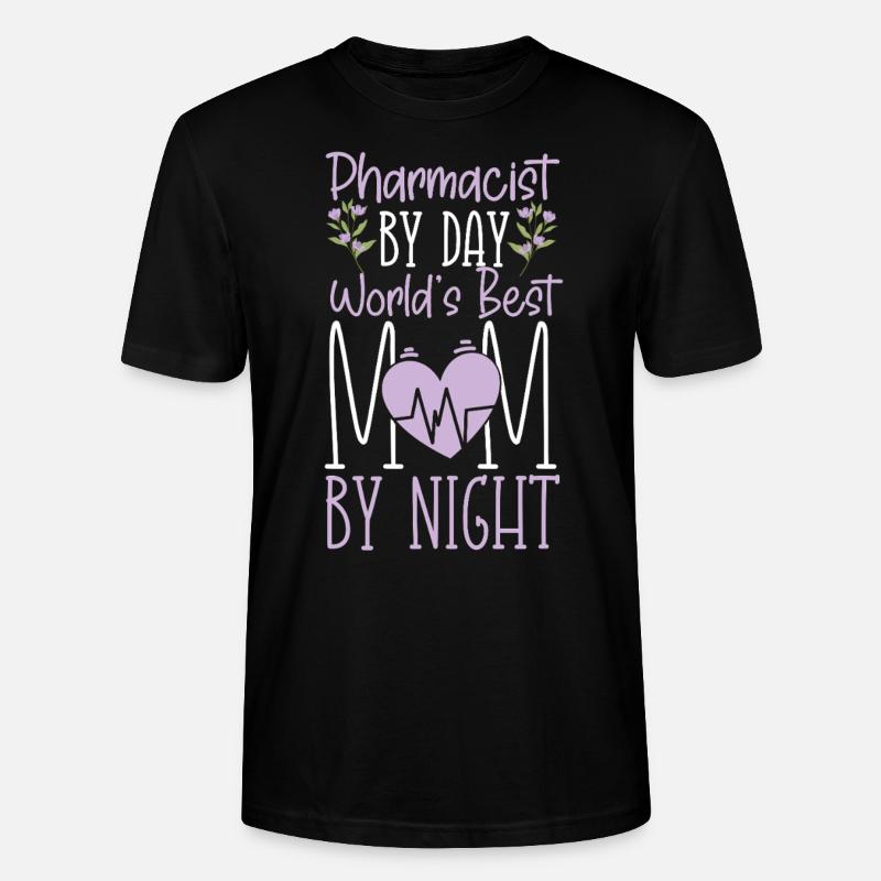 Pharmacy Tech Technician - Stanley/Stella Unisex Bio-T-Shirt CRAFTER - Schwarz