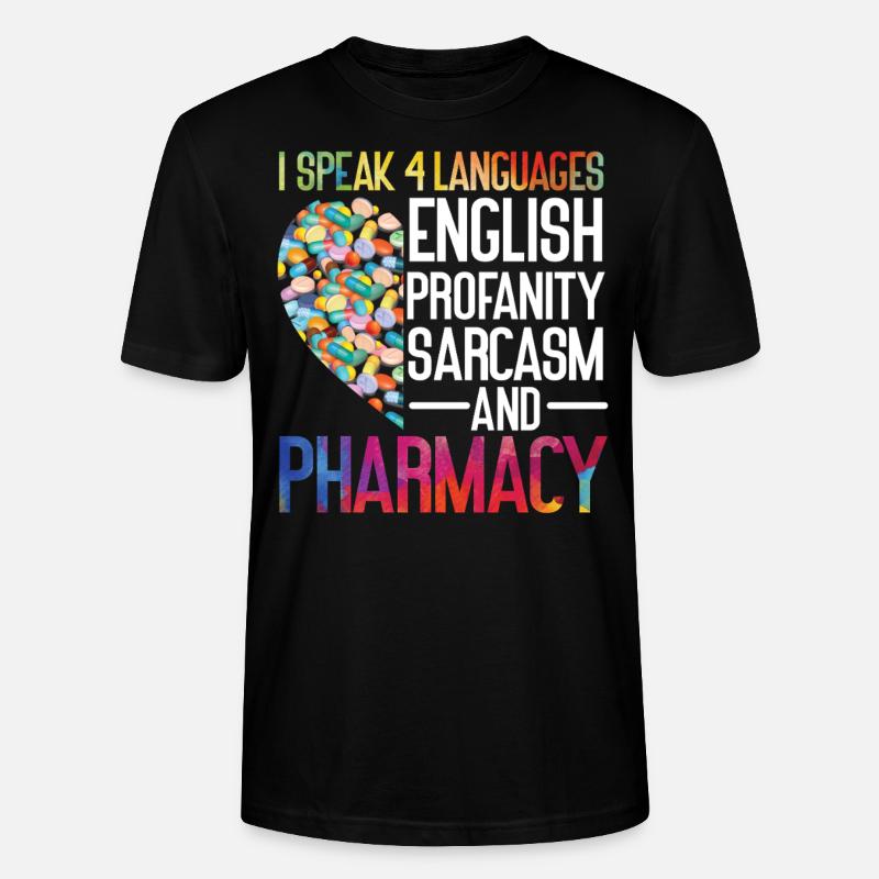 Pharmacy Tech Technician - Stanley/Stella CRAFTER Unisex Organic T-Shirt - black