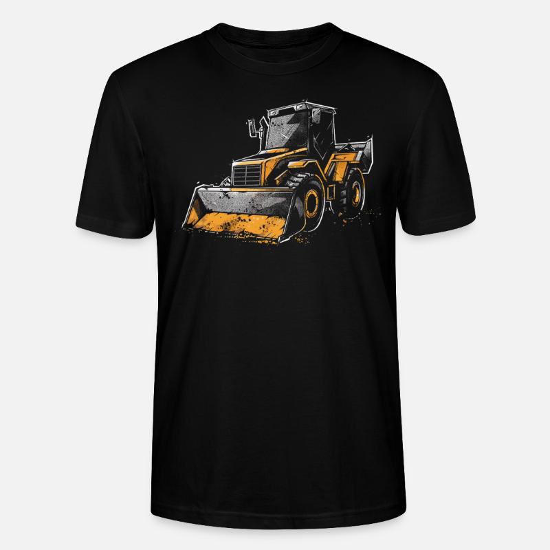 Amateurs de chargeuses compactes - T-shirt bio CRAFTER Stanley Stella Unisexe - noir