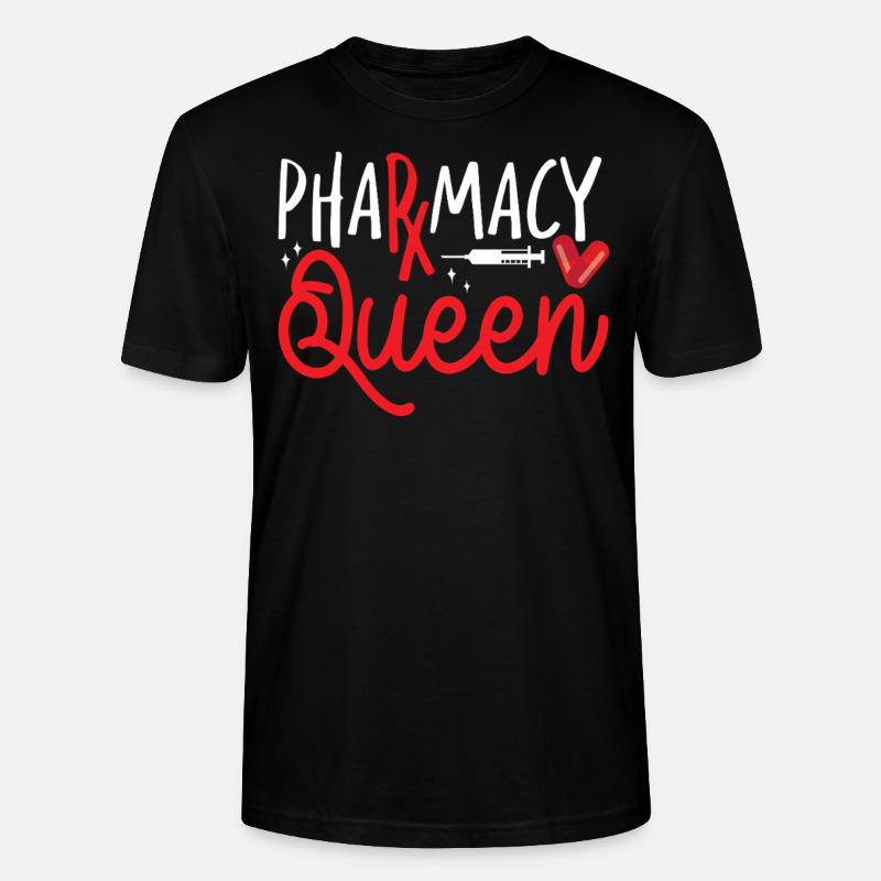 Pharmacy Tech Technician - Stanley/Stella Unisex Bio-T-Shirt CRAFTER - Schwarz