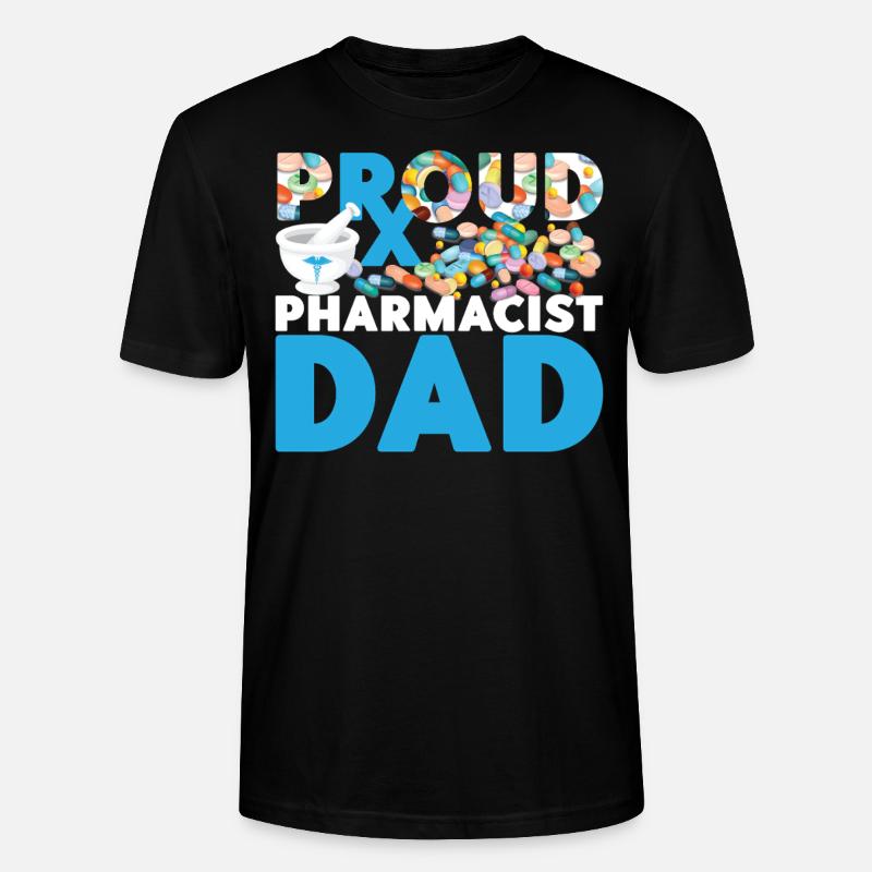 Pharmacy Tech Technician - Stanley/Stella Unisex Bio-T-Shirt CRAFTER - Schwarz
