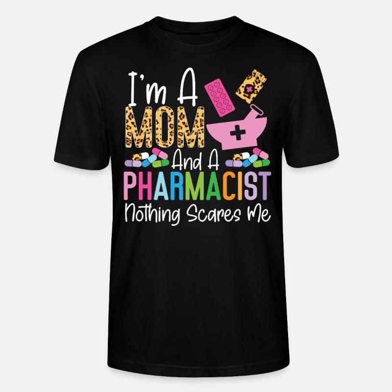 Pharmacy Tech Technician - Stanley/Stella Unisex Bio-T-Shirt CRAFTER - Schwarz