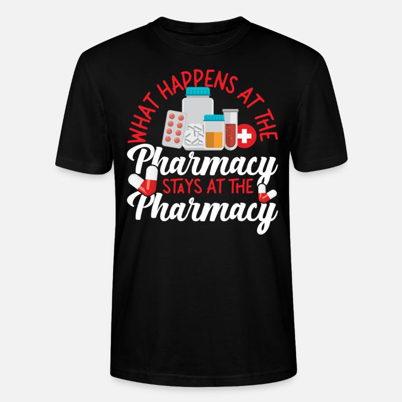 Pharmacy Tech Technician - Stanley/Stella CRAFTER Unisex Organic T-Shirt - black