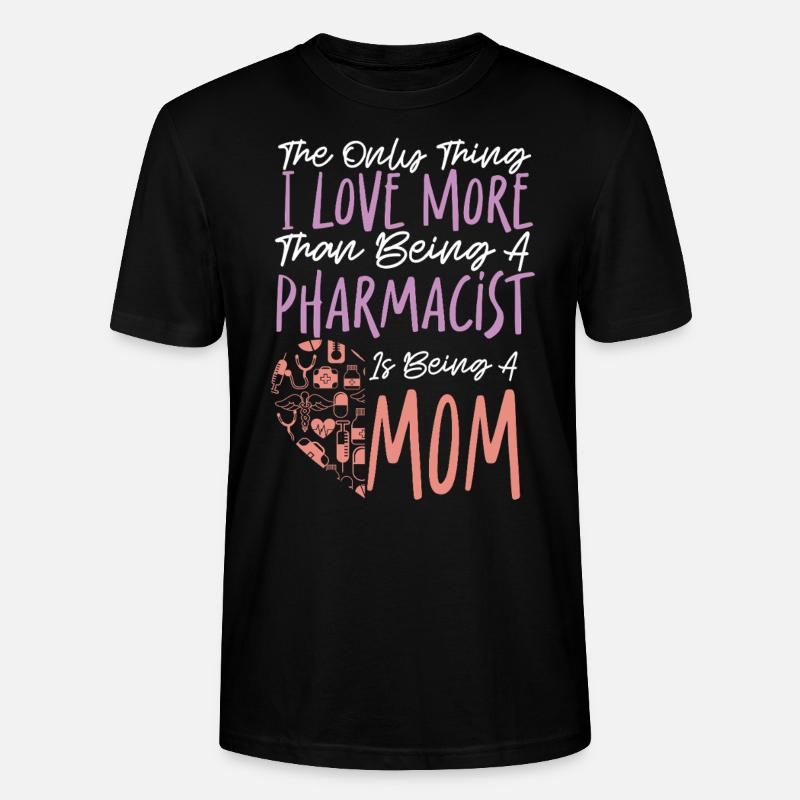 Pharmacy Tech Technician - Stanley/Stella Unisex Bio-T-Shirt CRAFTER - Schwarz