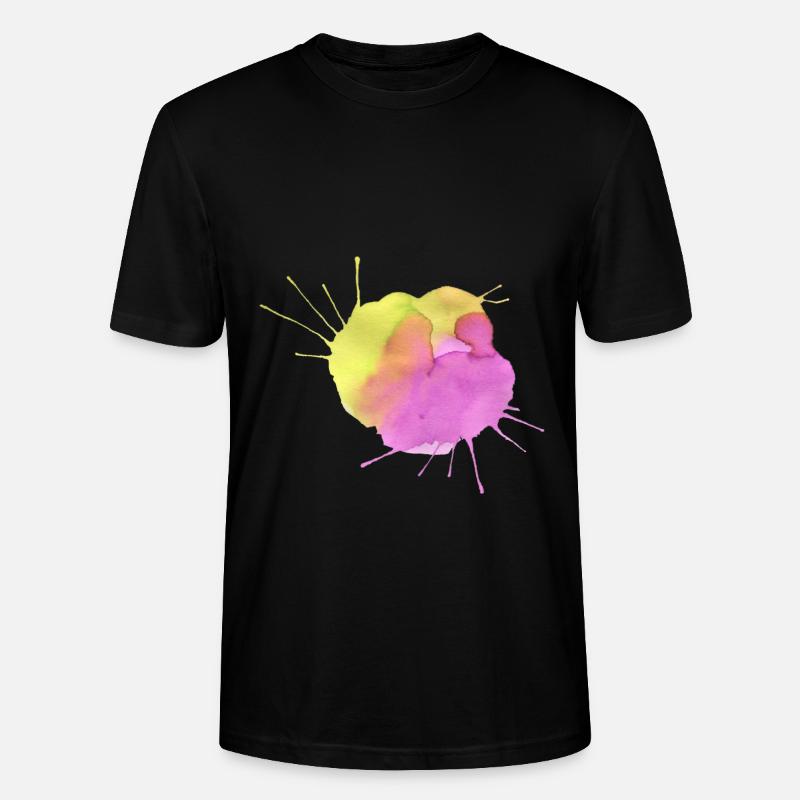 Farbklecks - Stanley/Stella Unisex Bio-T-Shirt CRAFTER - Schwarz