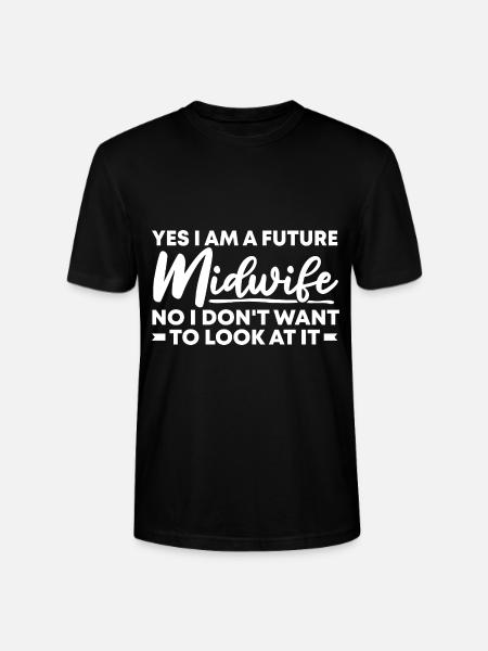 Midwife ObstetricIan - Stanley/Stella CRAFTER Unisex Organic T-Shirt - black