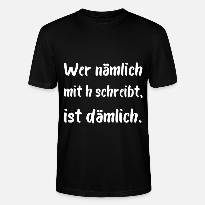 Grammatik Englischlehrer Englisch Sprache Lernen - Stanley/Stella Unisex Bio-T-Shirt CRAFTER - Schwarz