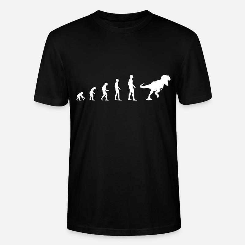 Dinosaurier – Evolution - Stanley/Stella Unisex Bio-T-Shirt CRAFTER - Schwarz
