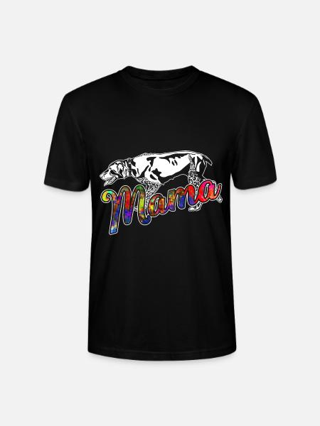 German Shorthaired Pointer Mama - Stanley/Stella CRAFTER Unisex Organic T-Shirt - black