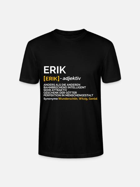 Erik - Stanley/Stella Unisex Bio-T-Shirt CRAFTER - Schwarz